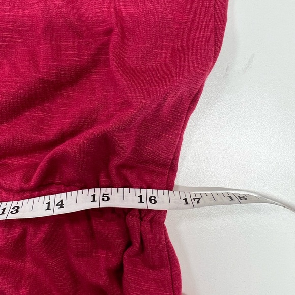 Lanston REVOLVE Casual T-Shirt Dress Drawstring Waist Size XS NEW Dark Pink - Picture 6 of 11